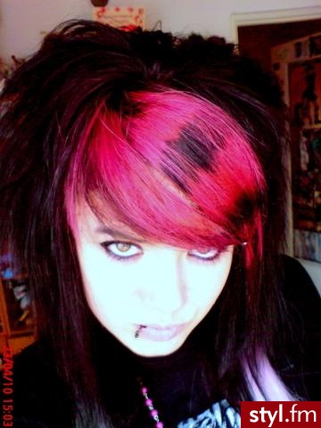 EMO Alternatywne Średnie Fryzury