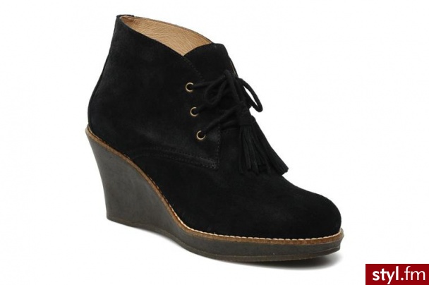 Scholl PÓŁBUTY I BOTKI ENIS BY 58045Noir - Botki Buty Moda