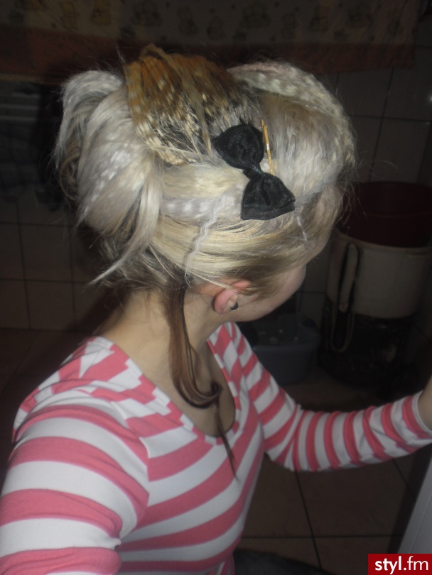 Moncia13 - Blond Upięcie Proste Wieczorowe Długie Fryzury