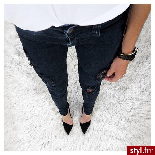 Jeansy Spodnie Moda