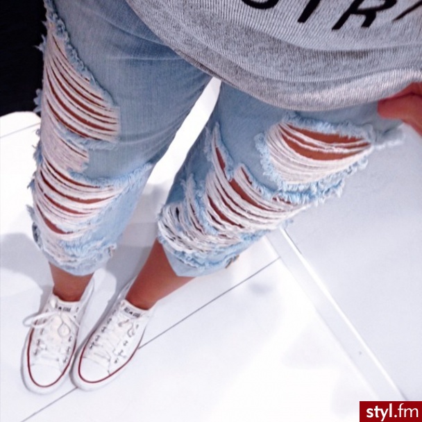 Jeansy Spodnie Moda