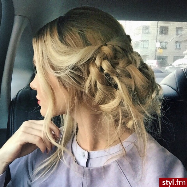 Blond Upięcie Proste Na co dzień Długie Fryzury