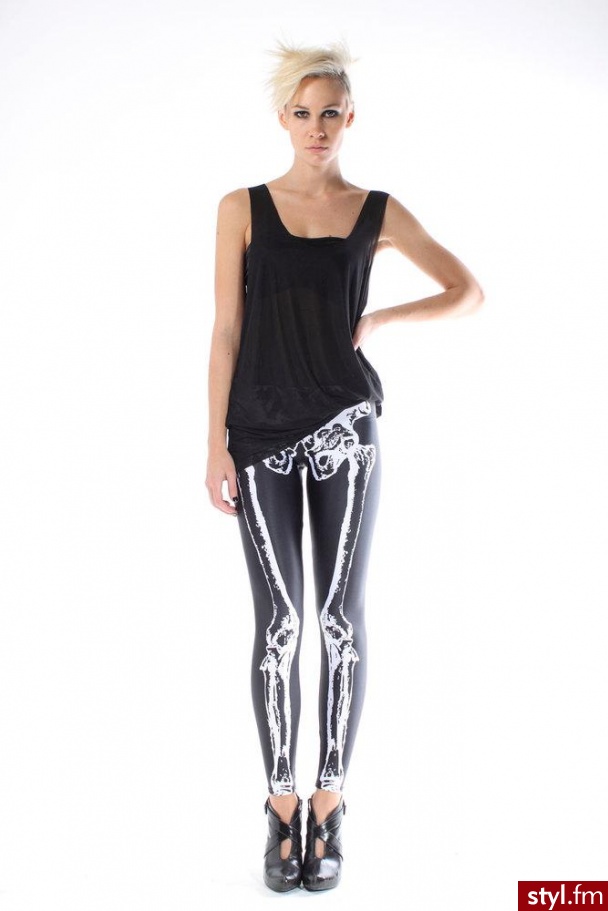 Legginsy australijskiego projektanta Jamesa Lillis'a. Hand made. - Pozostałe Ciuchy Moda