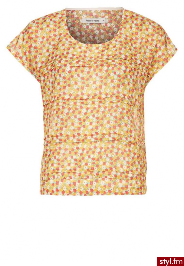 Rules by Mary SANDY Tunika żółty (RBMSS13 029) - Tuniki Ciuchy Moda