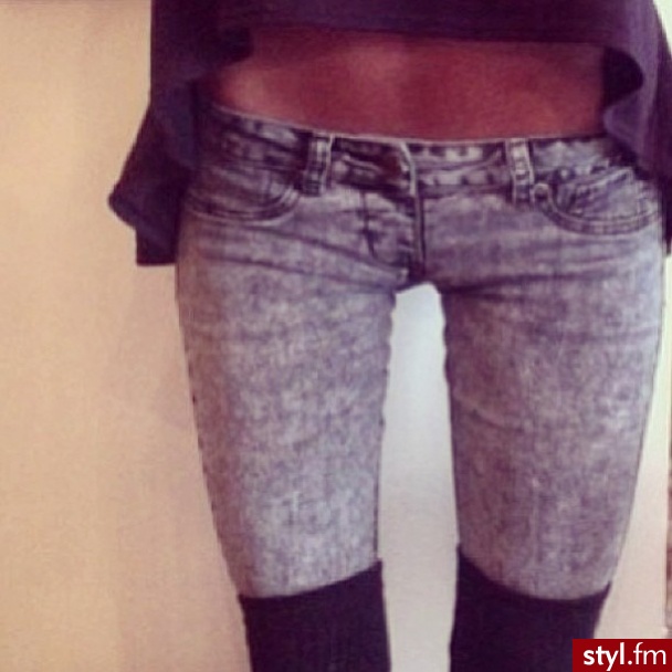 Jeansy Spodnie Moda