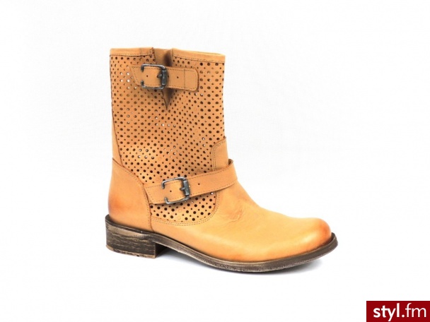Mr Tops Botki wiosenne 0760436D - Botki Buty Moda