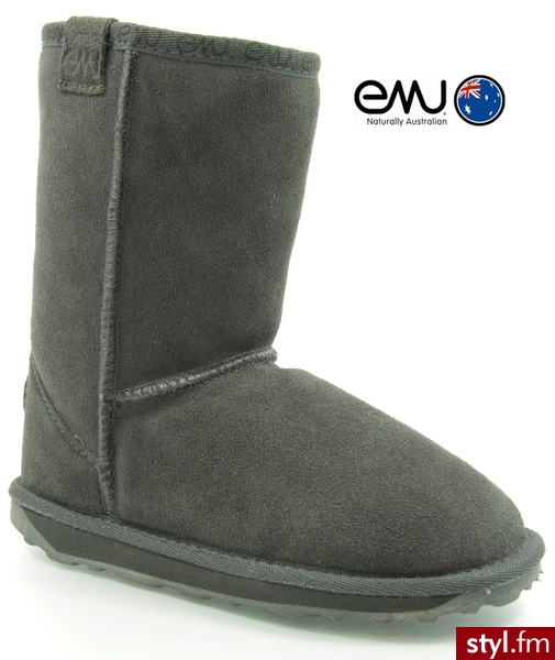 KOzACzKI EMU WALLABY LO KIDS CHARCOAL - Emu Buty Moda