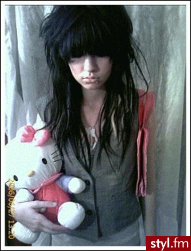 EMO Alternatywne Średnie Fryzury