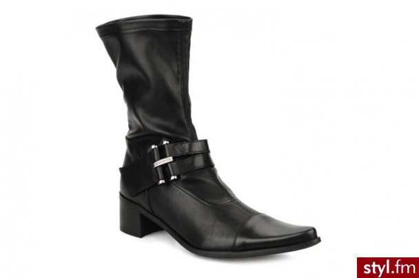 JB MARTIN PÓŁBUTY I BOTKI BERING BY (CZARNY) (Czarny) - Botki Buty Moda