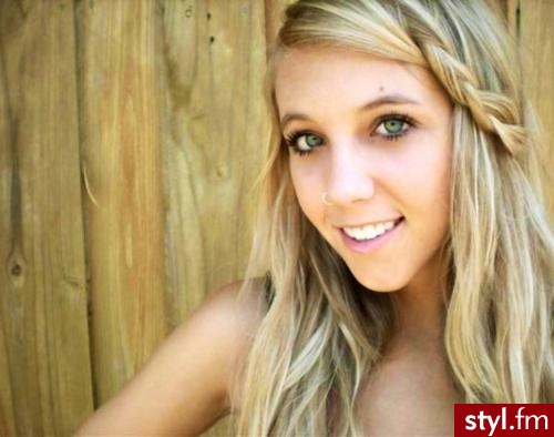 Blond Rozpuszczone Proste z grzywką Na co dzień Długie Fryzury