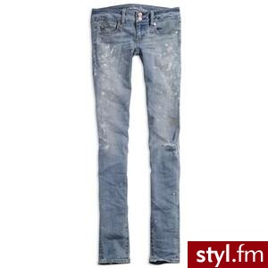 American Eagle AE Women\\\'s Super Skinny Jeans Faded Paint Was... - Polyvore. Pobrano ze strony: http://www.polyvore.com/american_eagle_ae_womens_super/thing?id=15293905 - Pozostałe Ciuchy Moda