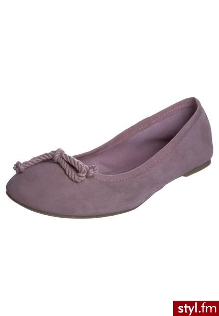 Pier One Baleriny różowy - Balerinki Buty Moda