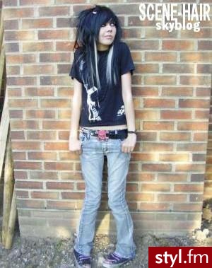 EMO Alternatywne Średnie Fryzury