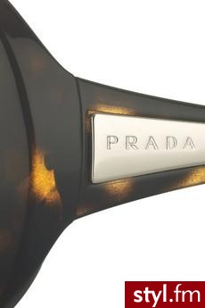Okularki z ramkami w panterkę. Od Prady:) - Nakrycia głowy Dodatki Moda