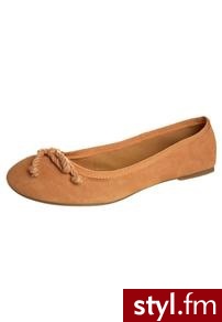 Pier One Baleriny brązowy - Balerinki Buty Moda