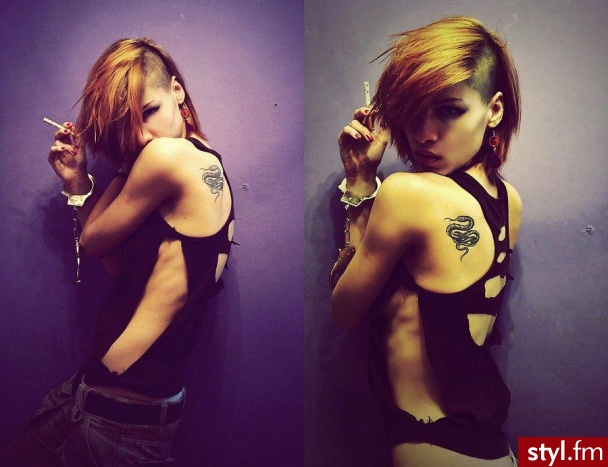 Punk Rock Alternatywne Średnie Fryzury