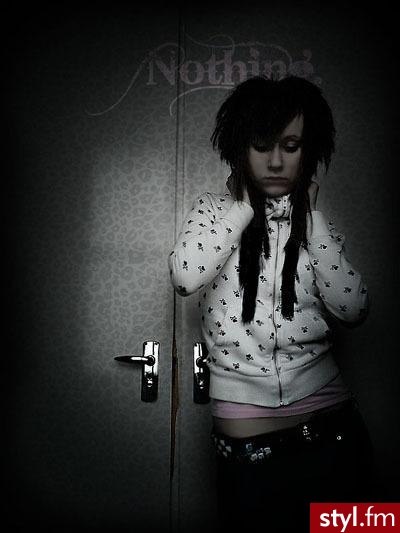 EMO Alternatywne Średnie Fryzury
