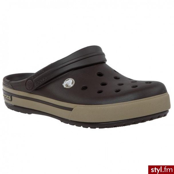Crocs Klapki Crocband 2.5 Espresso/Khaki - Klapki Buty Moda