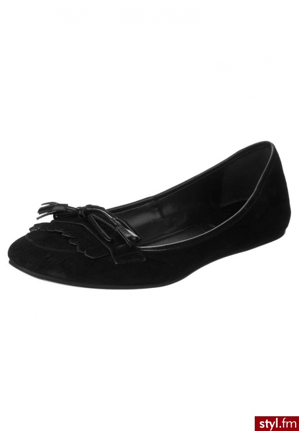 Taupage Mokasyny czarny - Półbuty Buty Moda