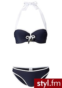 Bonprix Bikini ciemnoniebieski 915095_2985 - Na plażę Bielizna Moda