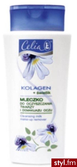 Celia Mleczko do oczyszczania skóry i demakijażu oczu - Kolagen+Świetlik 200 ml - Emu Buty Moda