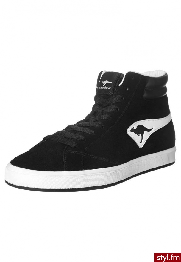 KangaROOS WILTON Tenisówki i Trampki wysokie czarny Czarny Skate - Pozostałe Buty Moda