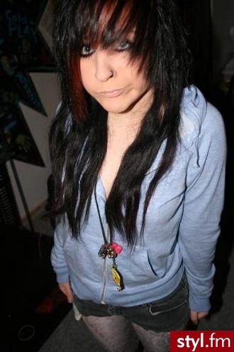 EMO Alternatywne Średnie Fryzury