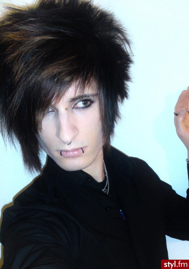 EMO Alternatywne Średnie Fryzury