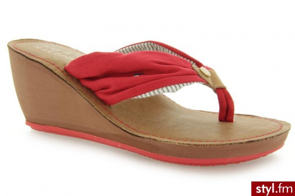 Tommy Hilfiger MYRIAM 3 A TANGO RED - Klapki Buty Moda