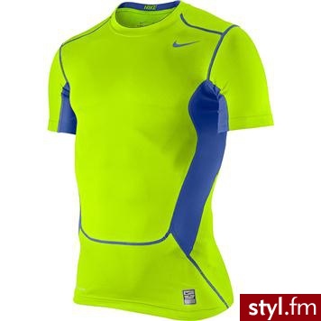 Nike koszulka sportowa męska PRO COMBAT HYPERCOOL COMP SHORTSLEEVE TOP 1.2 (449838-703) - Sportowe Buty Moda
