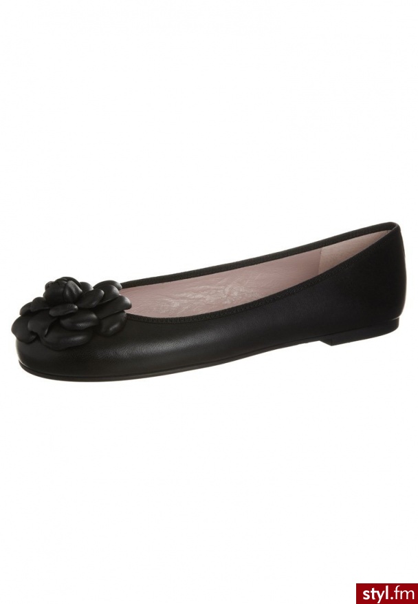 Pretty Ballerinas Baleriny czarny - Balerinki Buty Moda