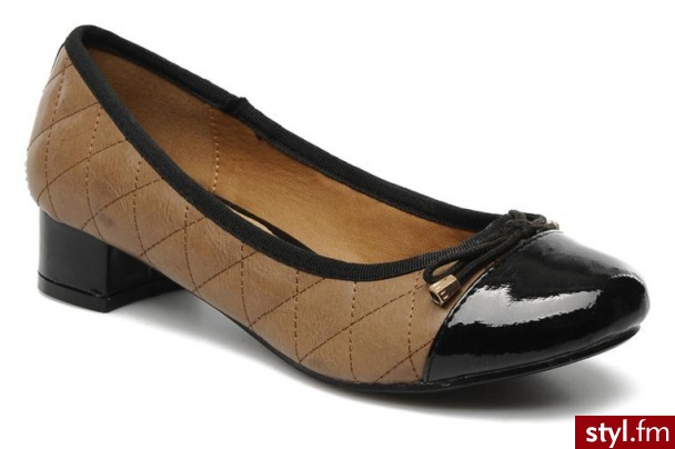Latinas BALERINKI LUCIA BY 59777Taupe - Balerinki Buty Moda
