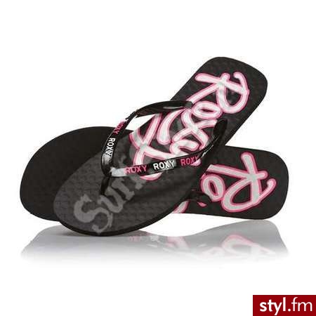 ROXY KLAPKI JAPONKI 2012 CORPO 42 TRUE BLACK DAMSKIE - Klapki Buty Moda
