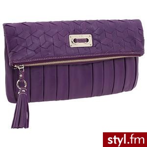 Rafe New York - Zoe Flap Clutch (Purple) - Bags and Luggage - Polyvore. Pobrano ze strony: http://www.polyvore.com/rafe_new_york_zoe_flap/thing?id=12947337 - Pozostałe Torebki Moda
