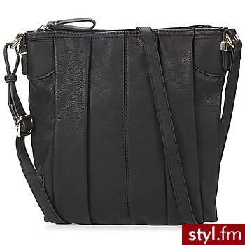 Benetton Torby na ramię CANDICE FLAT CROSS BODY Black - Body Bielizna Moda