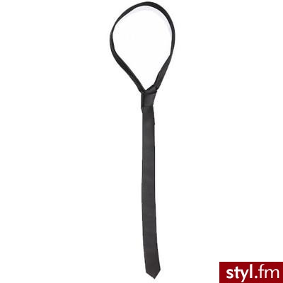 Skinny Black Tie - Polyvore. Pobrano ze strony: http://www.polyvore.com/skinny_black_tie/thing?id=6690113 - Pozostałe Dodatki Moda