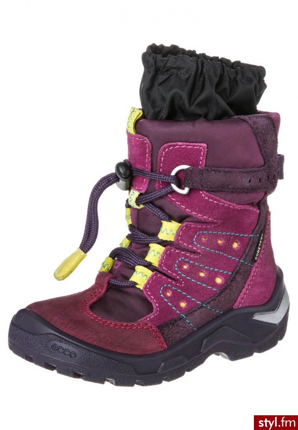 ecco SNOWRIDE Śniegowce lilia (751061) - Pozostałe Buty Moda