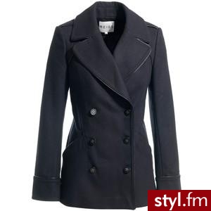 Reiss Tally Piping Detail Jacket, Navy/Black - Polyvore. Pobrano ze strony: http://www.polyvore.com/reiss_tally_piping_detail_jacket/thing?id=26173427 - Pozostałe Ciuchy Moda