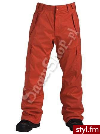 Quiksilver Spodnie Porter Ins 52/L Pomarańczowy 12/13 - Pozostałe Spodnie Moda