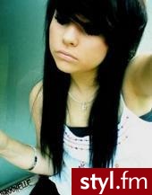 EMO Alternatywne Średnie Fryzury