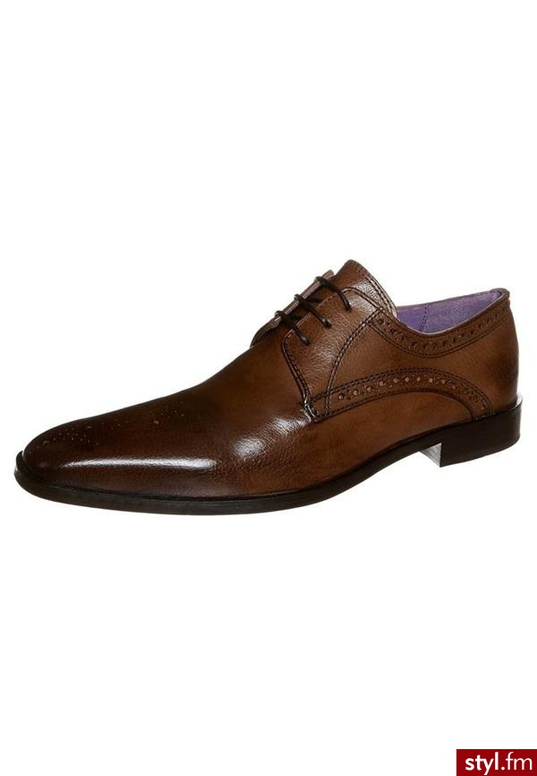 MELVIN & HAMILTON OKSFORDKI BRĄZOWY Lance 4 - Pozostałe Buty Moda