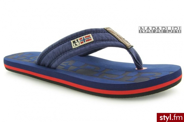 Napapijri Toledo thong Ink Blue - Klapki Buty Moda