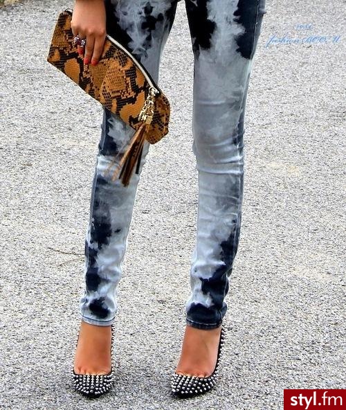 Jeansy Spodnie Moda