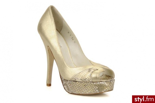 Terry de Havilland CZÓŁENKA AMBER BY TERRY DE HAVILLAND (złoty) - Czółenka Buty Moda