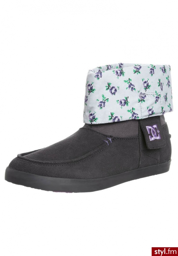 DC Shoes TWILA Botki szary - Botki Buty Moda