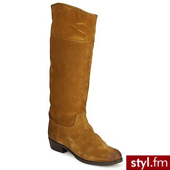 Bronx BUTY FRETCH COGNAC - Kozaki Buty Moda
