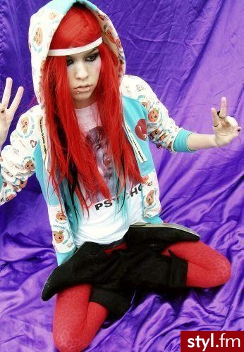 EMO Alternatywne Średnie Fryzury