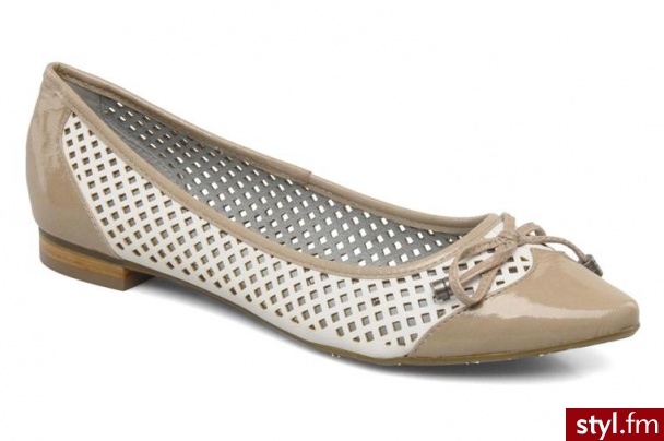 Madison BALERINKI COBBY BY MADISON (Beżowy) - Balerinki Buty Moda