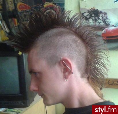 Punk Rock Alternatywne Średnie Fryzury