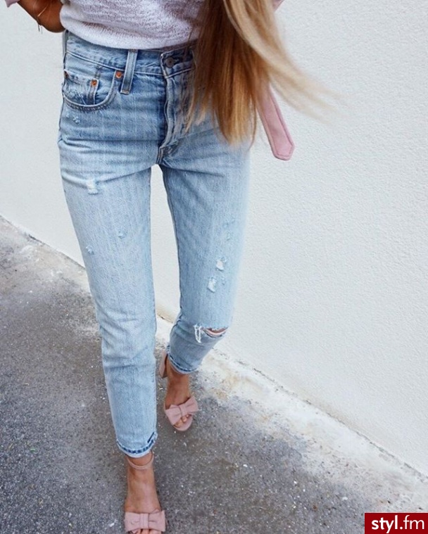Jeansy Spodnie Moda